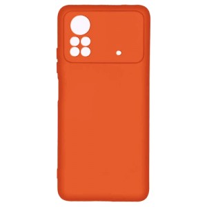 OEM Θήκη Σιλικόνης Soft TPU Back Cover Για Xiaomi Poco X4 Pro - Πορτοκαλί