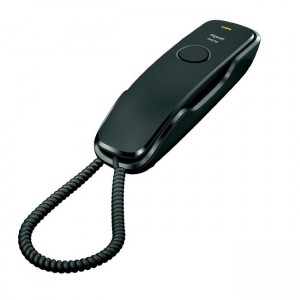 Gigaset DA210 Σταθερό Ψηφιακό Τηλέφωνο Γόνδολα με λυχνία LED εισερχόμενης κλήσης - Μαύρο