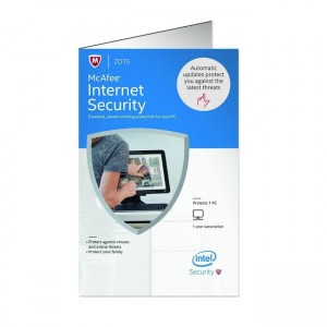 Mcafee Internet Security Activation Card 1PC/1YR