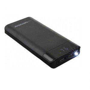 Esperanza PHOTON EMP120K Black Power Bank 17000mAh; USB 2.0,φακός,γρήγορη φόρτιση