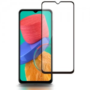 5D Full Cover Προστασία Οθόνης Tempered Glass 9H για Samsung Galaxy M33 5G - Μαύρο