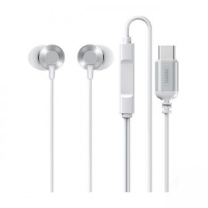 Remax RM-512a In-ear Handsfree Ακουστικά με Βύσμα USB-C - Λευκό