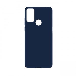 OEM Θήκη Σιλικόνης Soft TPU Back Cover για TCL 30SE - Μπλε Σκούρο