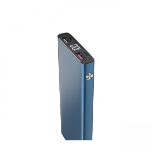 Xipin PX701 Power Bank 10000mAh με 2 Θύρες USB-A Quick Charge 3.0 - Μπλε