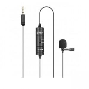 Boya BY-M1S (M1 Smart) Wired Mic Ενσύρματο Μικρόφωνο Universal Lavalier Microphone 3.5mm