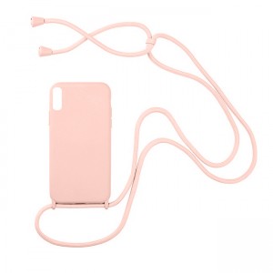 Silicone Cord Case με Κορδόνι Back Cover Για Xiaomi Redmi 9A / 9AT - Τιρκουάζ