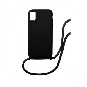 Silicone Cord Case με Κορδόνι Back Cover Για Samsung Galaxy A51 - Μαύρο