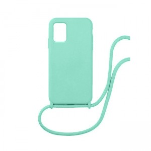 Silicone Cord Case με Κορδόνι Back Cover Για Samsung Galaxy A51 - Τιρκουάζ