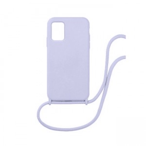 Silicone Cord Case με Κορδόνι Back Cover Για Samsung Galaxy A51 - Μωβ