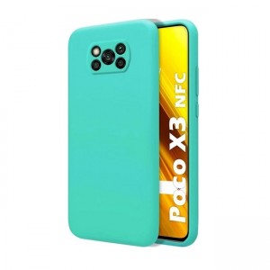 OEM Θήκη Σιλικόνης Soft TPU Back Cover Για Xiaomi Poco X3 / X3 NFC / X3 Pro - Τιρκουάζ