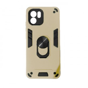 Θήκη Hybrid Shockproof Armor Case Stand Metal Ring για Xiaomi Redmi A1 - Χρυσό