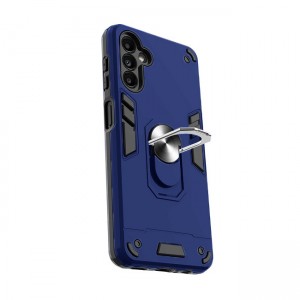 Θήκη Hybrid Shockproof Armor Case Stand Metal Ring για Samsung Galaxy A04S / A13 5G - Μπλε Σκούρο