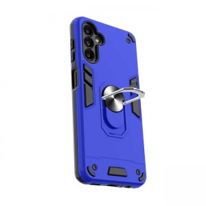 Θήκη Hybrid Shockproof Armor Case Stand Metal Ring για Samsung Galaxy A04S / A13 5G - Μπλε