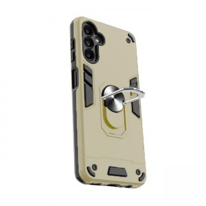 Θήκη Hybrid Shockproof Armor Case Stand Metal Ring για Samsung Galaxy A04S / A13 5G - Χρυσό