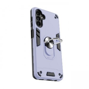 Θήκη Hybrid Shockproof Armor Case Stand Metal Ring για Samsung Galaxy A04S / A13 5G - Μωβ Λιλά