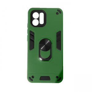 Θήκη Hybrid Shockproof Armor Case Stand Metal Ring για Vivo Y22S - Πράσινο 