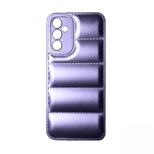 OEM Θήκη Σιλικόνης Soft TPU Puffer Jacket για Samsung Galaxy A54 - Μωβ