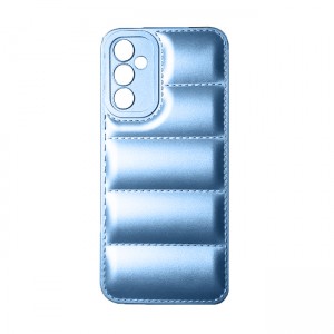 OEM Θήκη Σιλικόνης Soft TPU Puffer Jacket για Samsung Galaxy A34 - Μπλε