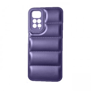 OEM Θήκη Σιλικόνης Soft TPU Puffer Jacket για Xiaomi Redmi Note 11 / 11S - Μωβ