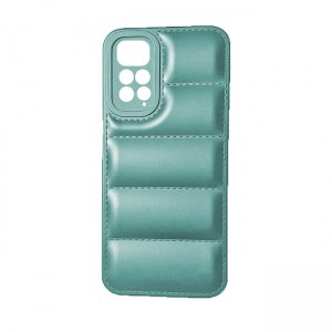 OEM Θήκη Σιλικόνης Soft TPU Puffer Jacket για Xiaomi Redmi Note 11 / 11S - Πράσινο