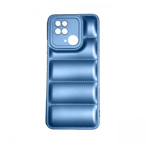 OEM Θήκη Σιλικόνης Soft TPU Puffer Jacket για Xiaomi Redmi 10C - Μπλε