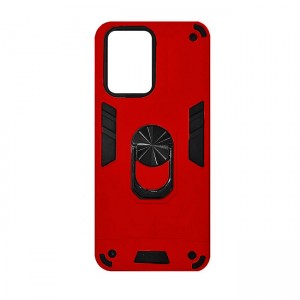 Θήκη Hybrid Shockproof Armor Case Stand Metal Ring για Xiaomi Poco X5 - Κόκκινο