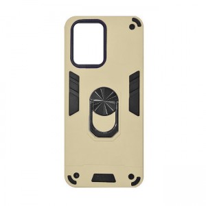 Θήκη Hybrid Shockproof Armor Case Stand Metal Ring για Xiaomi Poco X5 - Χρυσό