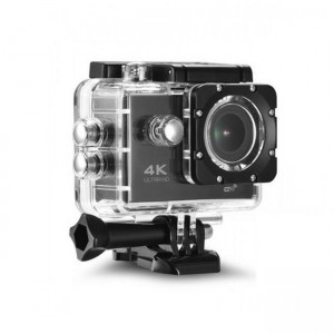 S2 Action Camera 4K Υποβρύχια με WiFi και Οθόνη 2'' - Μαύρο