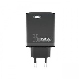 Moxom MX-HC74 Αντάπτορας Φόρτισης 65W Fast Charger USB-C - Μαύρο