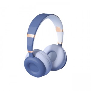 OEM KE-26 Ασύρματα Bluetooth Over Ear Ακουστικά - Μπλε