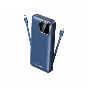 Remax RPP-513 Power Bank 20000mAh με 4 Θύρες USB-A - Μπλε