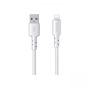 Wekome WK WDC-01 Καλώδιο USB 2.0 Cable USB-A σε Lightning 1m - Λευκό