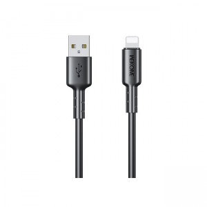 Wekome WK WDC-01 Καλώδιο USB 2.0 Cable USB-A σε Lightning 1m - Μαύρο