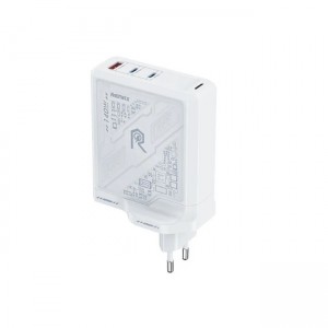 Remax RP-U106 Φορτιστής με Θύρα USB-A και 2 Θύρες USB-C 140W Power Delivery - Λευκό