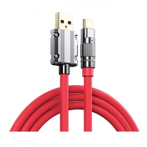 Remax RC-C052 Καλώδιο USB-A to USB-C male 66W 1.2m - Κόκκινο