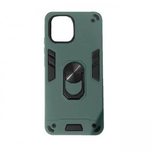 Θήκη Hybrid Shockproof Armor Case Stand Metal Ring για Samsung Galaxy A22 5G - Πράσινο Σκούρο