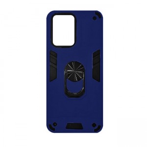 Hybrid Shockproof Armor Case With Rotating Ring για Samsung Galaxy A71 - Μπλε Σκούρο