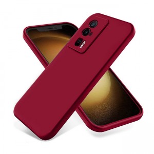 OEM Θήκη Σιλικόνης Soft TPU Back Cover για Xiaomi Poco F5 Pro - Μπορντό