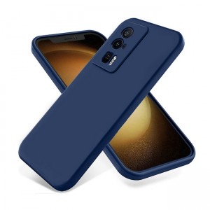 OEM Θήκη Σιλικόνης Soft TPU Back Cover για Xiaomi Poco F5 Pro - Μπλε Σκούρο