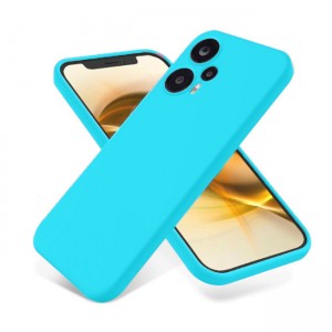 OEM Θήκη Σιλικόνης Soft TPU Back Cover για Xiaomi Poco F5 - Τιρκουάζ