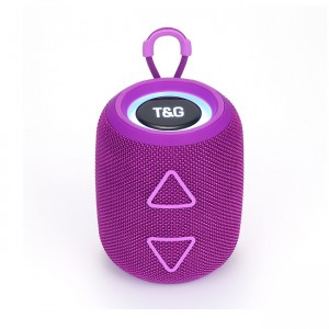 T&G TG655 Ηχείο Bluetooth με Subwoofer 5W - Μωβ