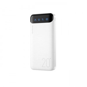 Wekome WP-163 Power Bank 20000mAh με 2 Θύρες USB-A - Λευκό