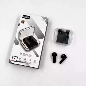 Air-28 In-ear Bluetooth Handsfree Ακουστικά με Θήκη Φόρτισης - Μαύρο