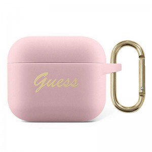 Guess Vintage Script (Apple AirPods 3) GUA3SSSI - Ροζ