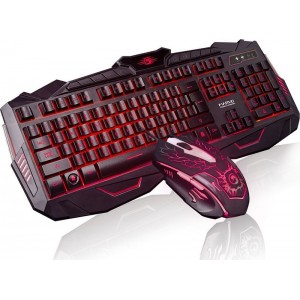 Marvo Combo KM400 & G1 Σετ Gaming Πληκτρολόγιο με Φωτιζόμενα πλήκτρα & Ποντίκι (Αγγλικό US)