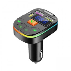 Allisong Q19 FM Transmitter Αυτοκινήτου με USB-Bluetooth