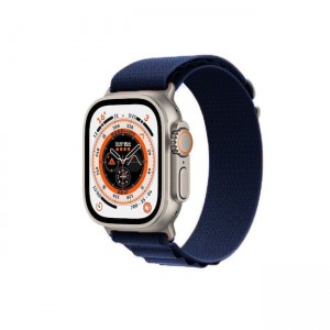 Alpine Λουράκι Υφασμάτινο για Apple Watch 42 / 44 / 45 / 49 mm - Μπλε Σκούρο