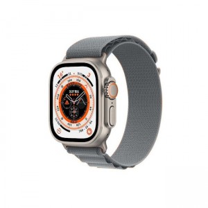 Alpine Λουράκι Υφασμάτινο για Apple Watch 42 / 44 / 45 / 49 mm - Γκρι