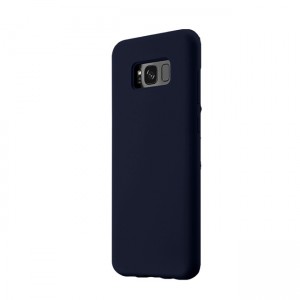 OEM Θήκη Σιλικόνης Βελούδινη Soft TPU Back Cover Για Samsung Galaxy S8 Plus - Μπλε Σκούρο