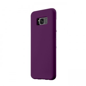 OEM Θήκη Σιλικόνης Βελούδινη Soft TPU Back Cover Για Samsung Galaxy S8 Plus - Μωβ Σκούρο